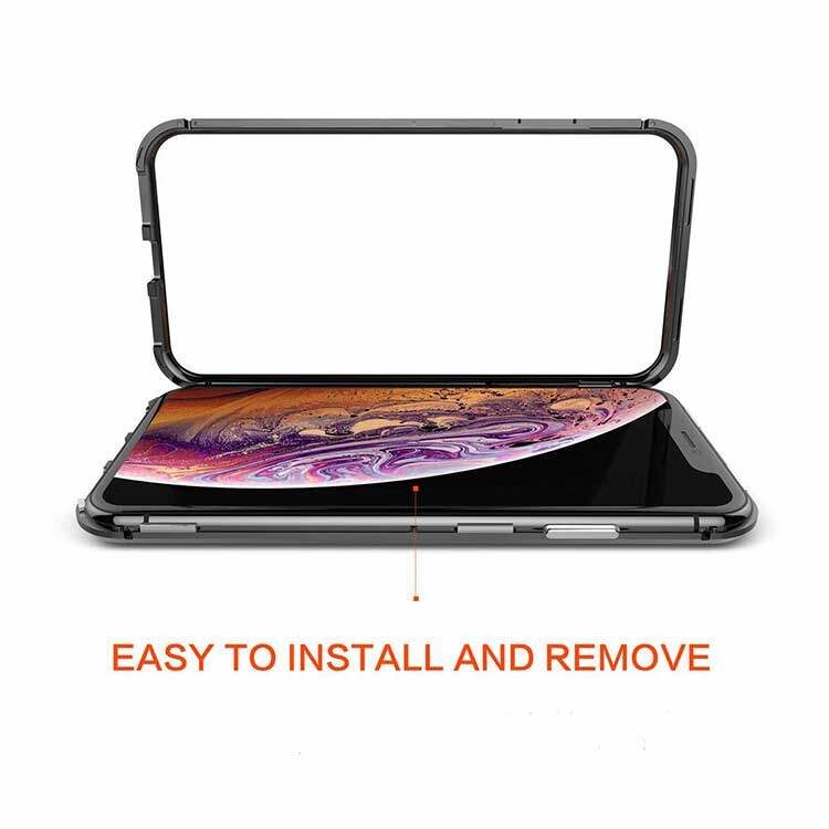 iPhone XS Max Magnetische Alu Schutzhülle – Bild 4