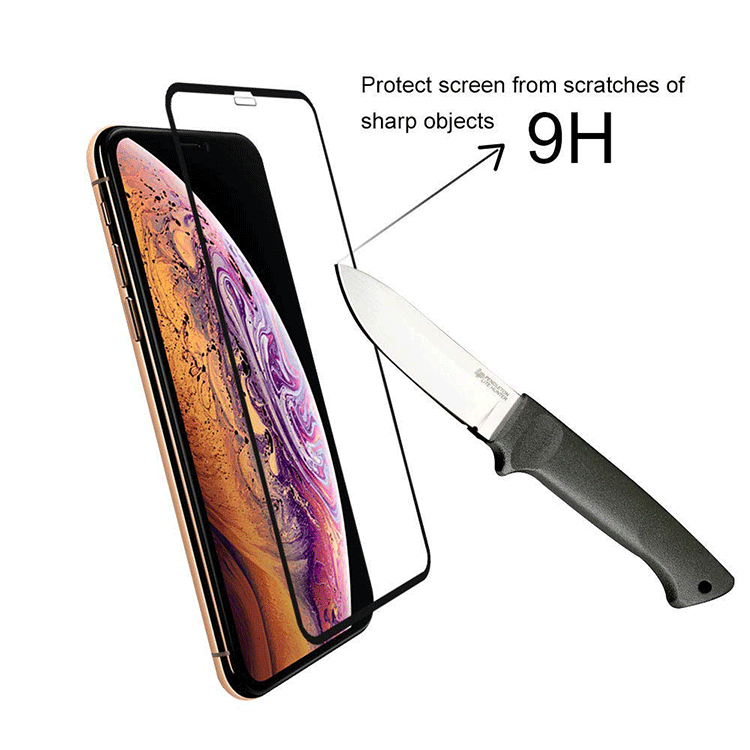 Alternative view of iPhone XR Panzerglas 5D