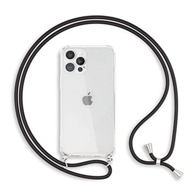 iPhone 11 Handyketten Transparente - Schwarz