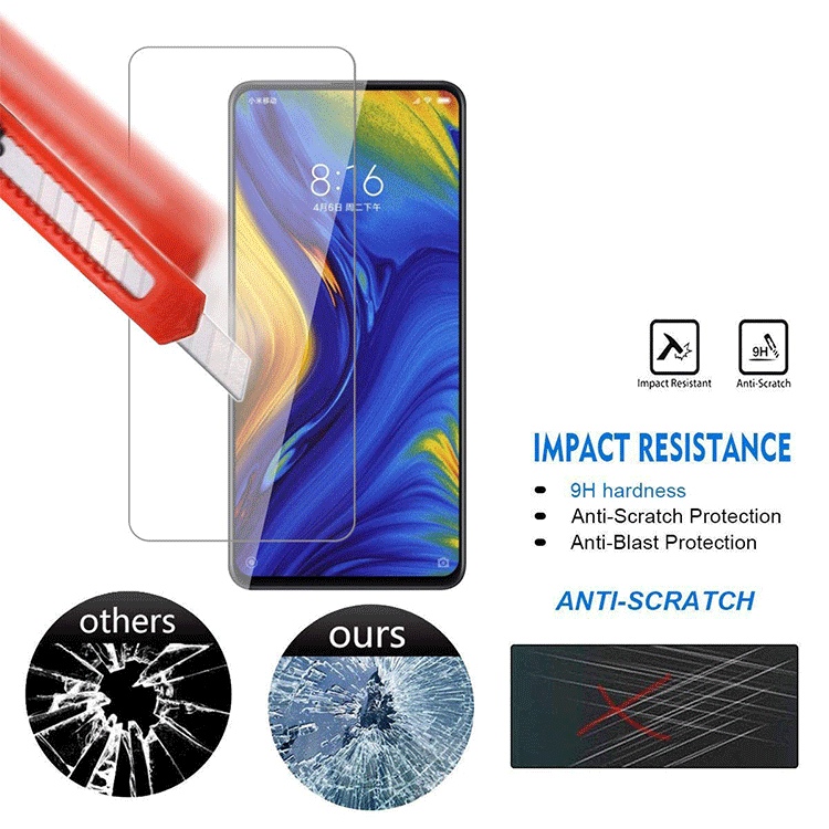 Xiaomi Mi Mix 3 Panzerglas – Bild 4