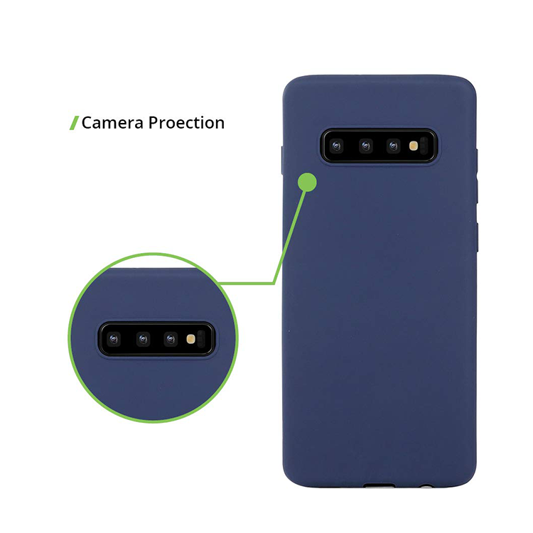 Samsung Galaxy S10 Gummi Case Schutz Hülle- Nevy blau (matt) – Bild 2