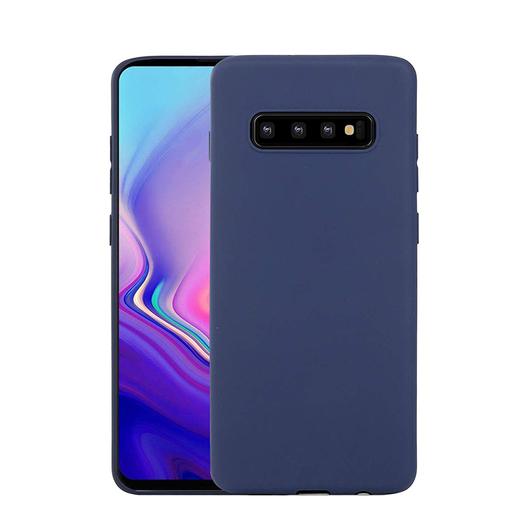 Samsung Galaxy S10 Gummi Case Schutz Hülle- Nevy blau (matt)