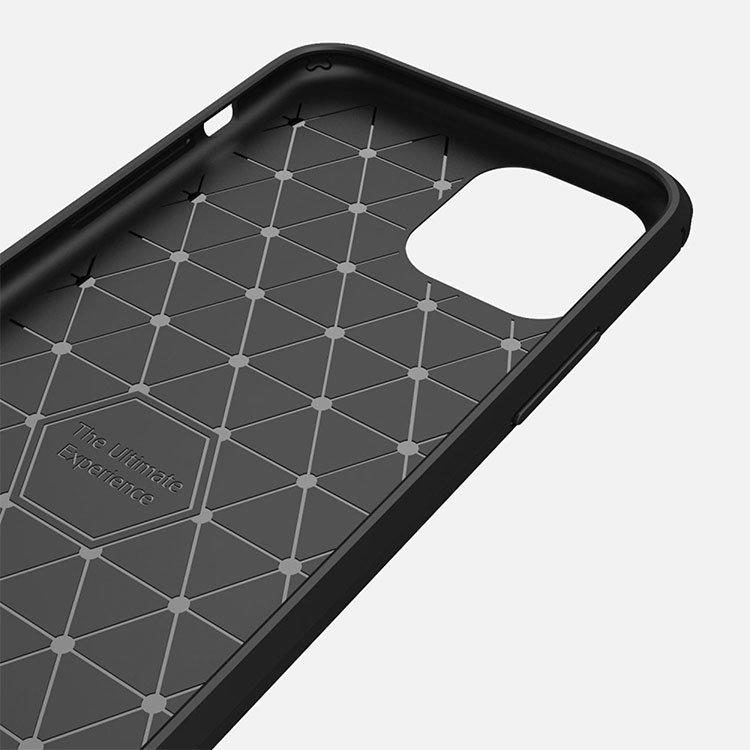 iPhone 11  Schutz Hülle- Carbon Look - Schwarz – Bild 5