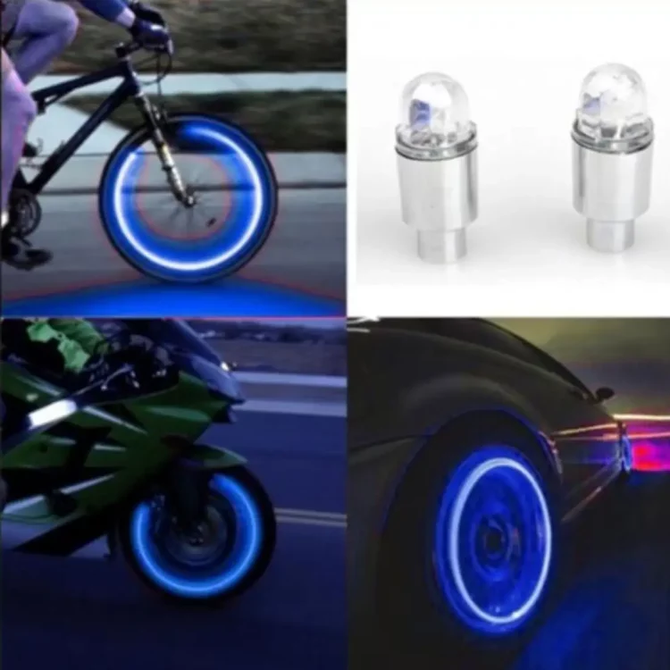 2 STÜCK WASSERFESTE LED REIFENVENTIL STAMMKAPPEN