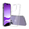 Hülle für Apple iPhone 14 Pro Handy Case Hybrid Silikon Bumper Cover transparent