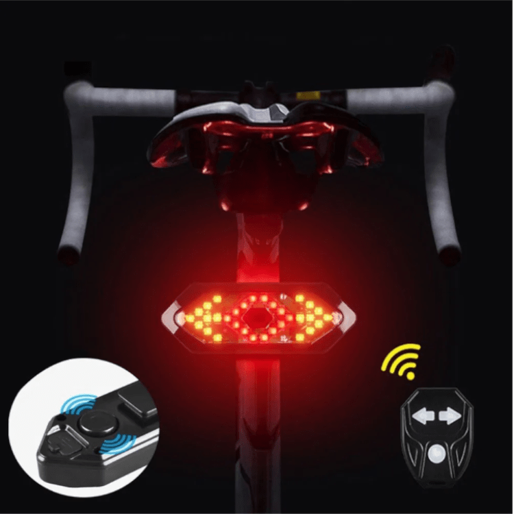 Smartes Velo Rücklicht mit Blinker und Hupe