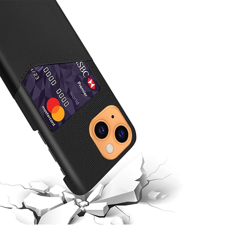 KSQ - Hybrid Hülle mit Kartenhalter für iPhone 13 Pro Max – Bild 3