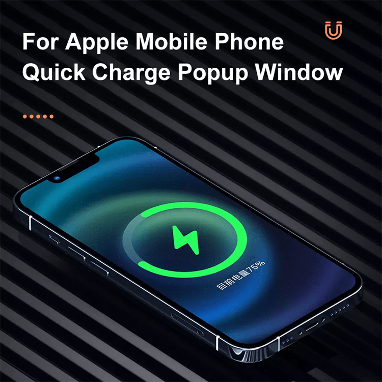 Magnetische 5000mAh Powerbank - Transparent