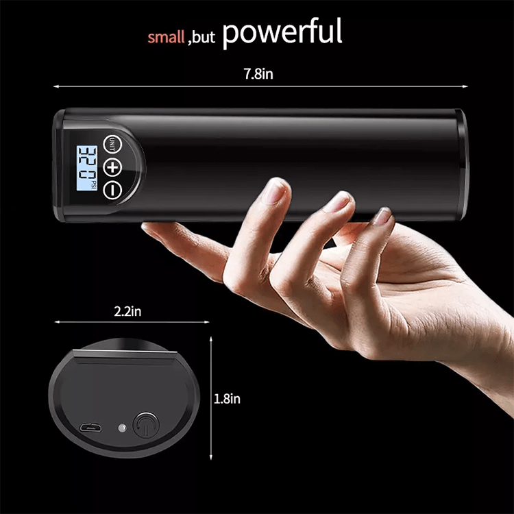 Elektrische Digitale Reifenpumpe Mit 2000mAh Akku