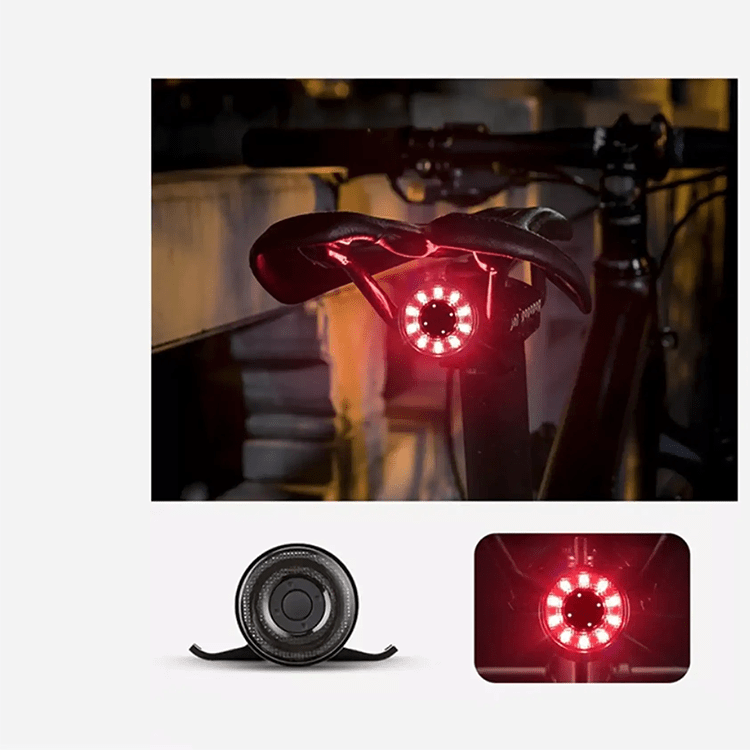 2in1 USB Velo Fahrrad Rücklicht LED Warnlicht Rot – Bild 3