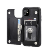 iPhone 14 Pro Max Wallet Case - Schwarz