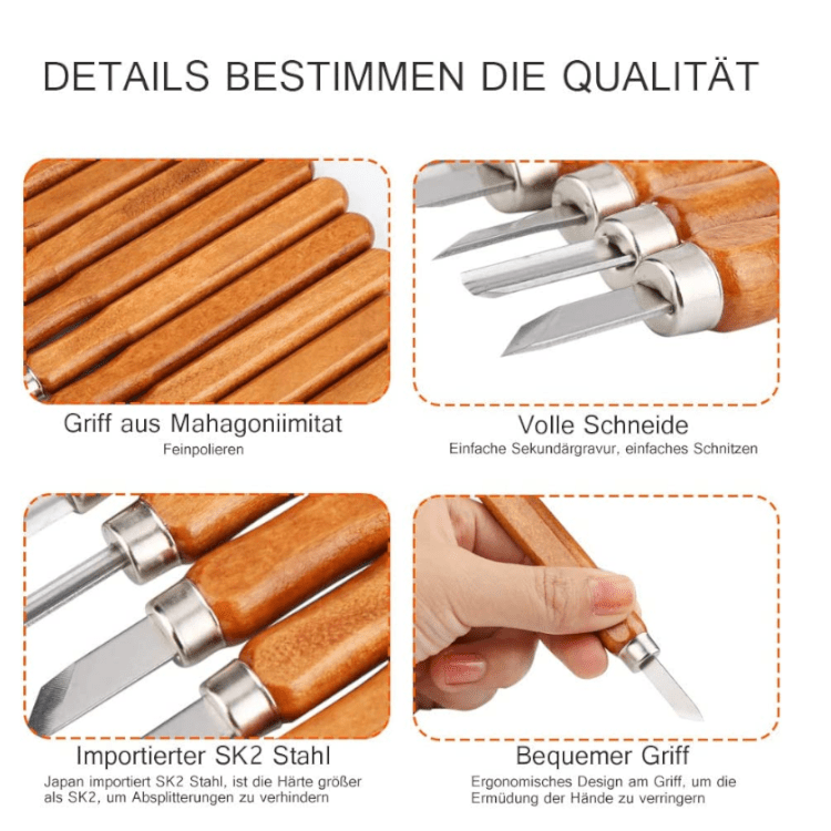 Holz-Schnitzwerkzeug Set