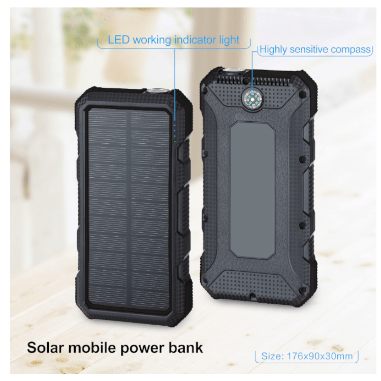 Solar Powerbank 36000mAh