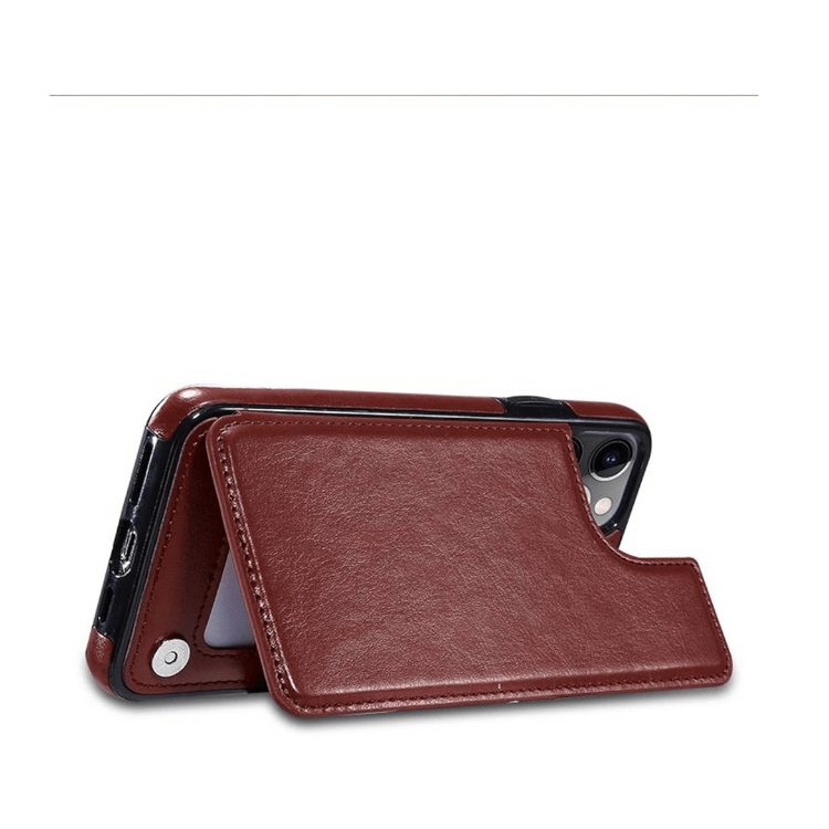 Alternative view of iPhone 14 Pro Max Wallet Case - Braun