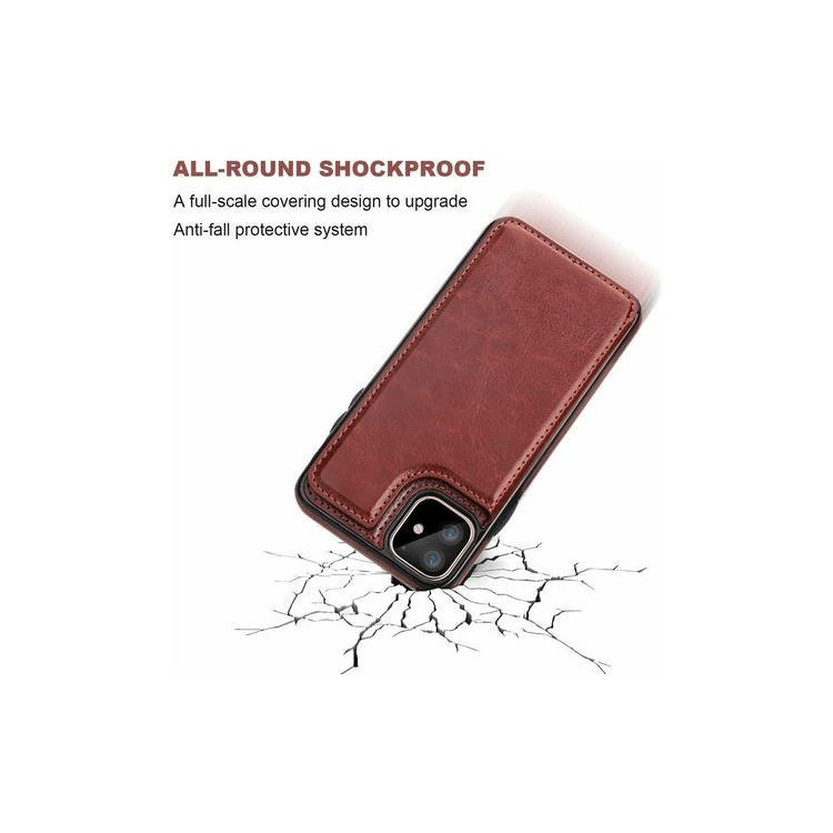 iPhone 14 Pro Max Wallet Case - Braun – Bild 4
