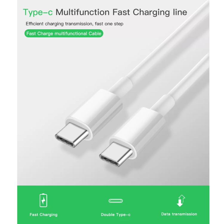 Usb-C Auf USB C 3.1 Schnell Sync & Kabel Ladekabel – 1M (Weiss)