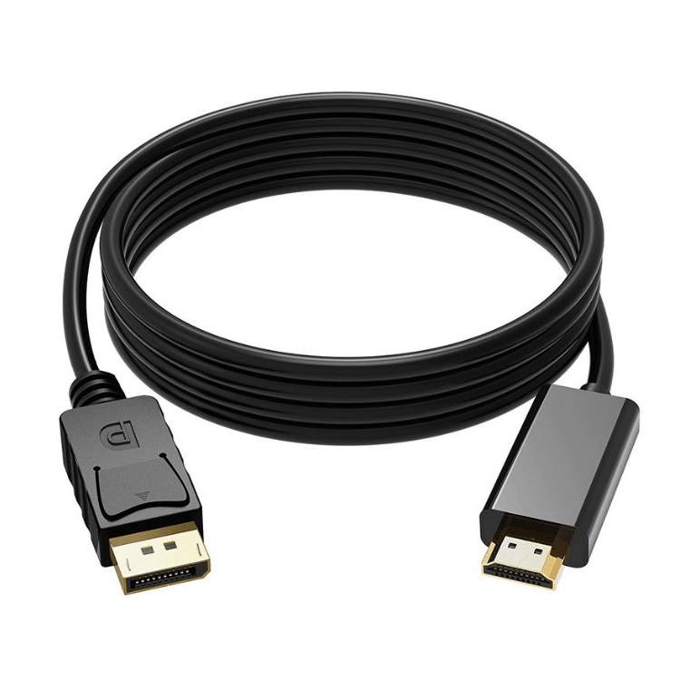 DisplayPort auf HDMI Kabel mit vergoldeten Steckern 1,8 m