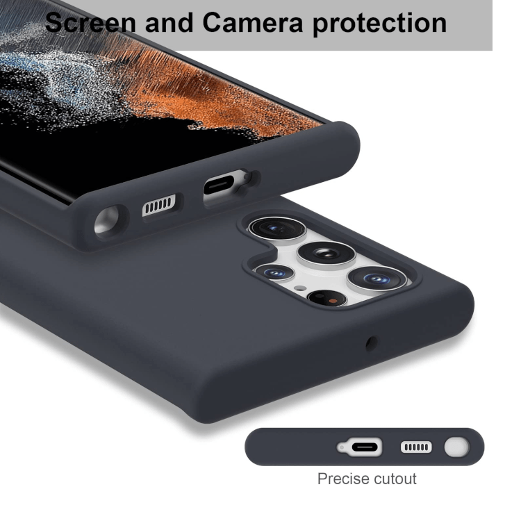 Galaxy S22 Ultra 5G TPU Silikon Case - (Dunkelblau)