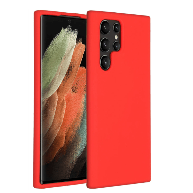 Galaxy S22 Ultra 5G TPU Silikon Case - (Rot)