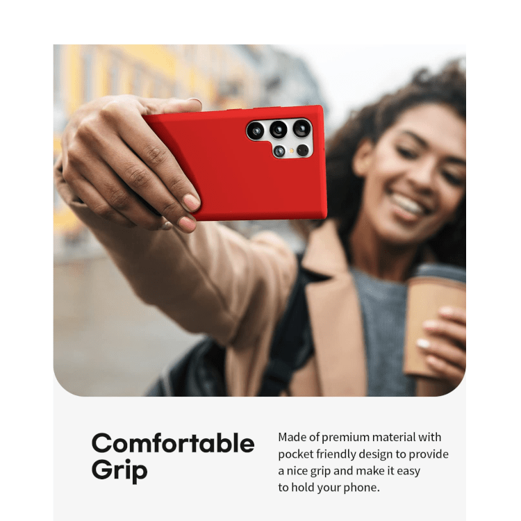 Galaxy S22 Ultra 5G TPU Silikon Case - (Rot)