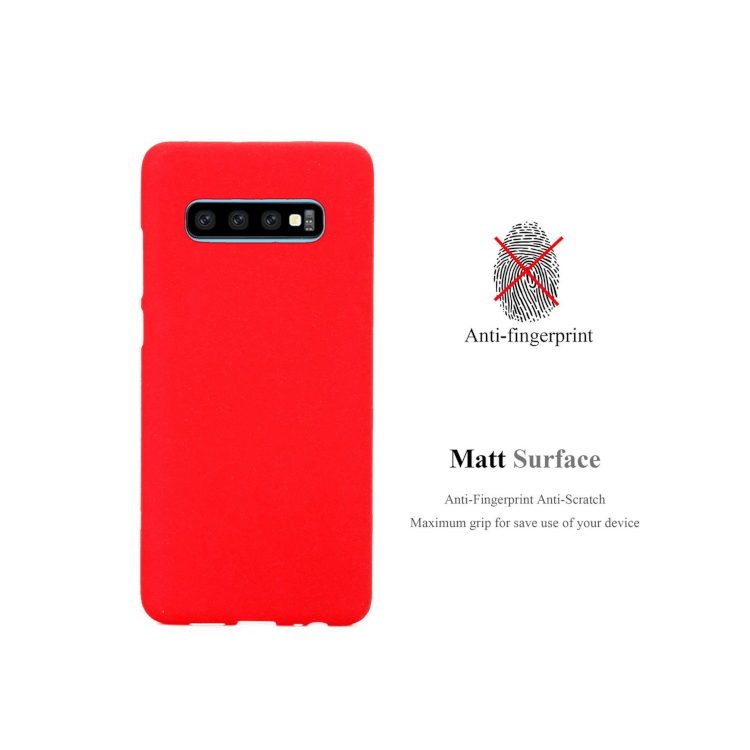 Samsung Galaxy S10 Gummi Case Schutz Hülle- Rot