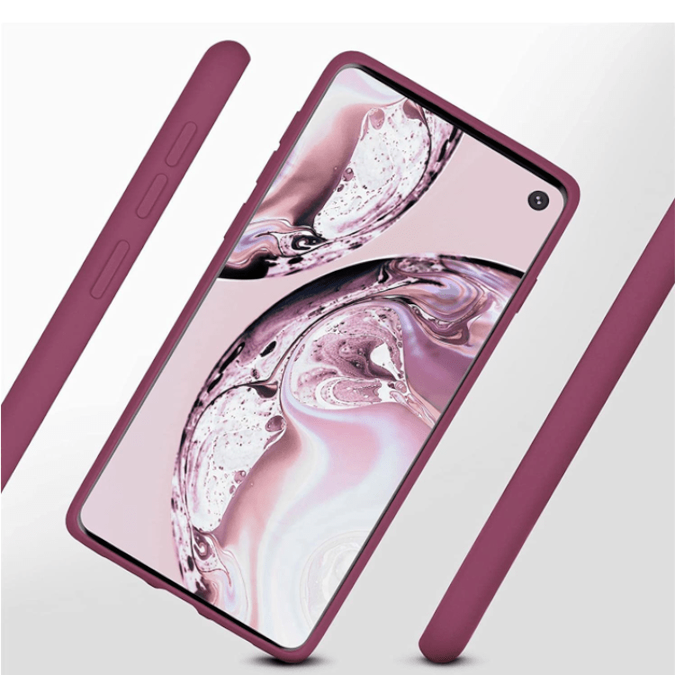 Samsung Galaxy S10 TPU Weinrote Schutzhülle