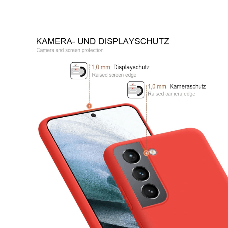Samsung Galaxy S21 FE TPU Silikon Case - (Rot)