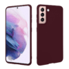 Samsung Galaxy S21 FE TPU Silikon Case - (Weinrote)