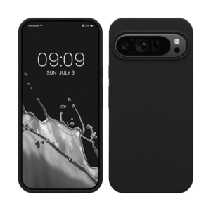 Google Pixel 9 / Pixel 9 Pro Silikon Hülle - Schwarz