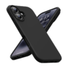 iPhone 16 Plus Silikon Case Hülle - Schwarz