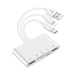 Lightning auf SD/MicroSD Kartenleser & Ladeadapter für Apple
