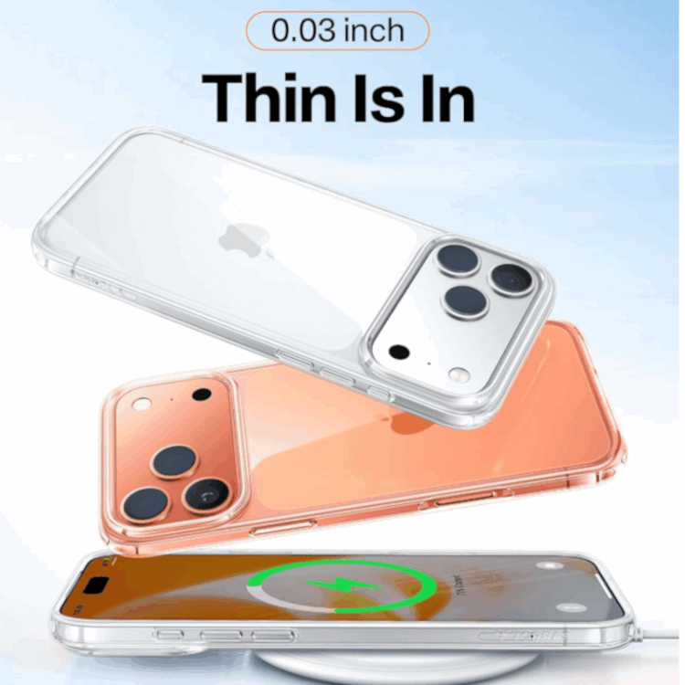 iPhone 17 Pro Max Hülle  - Dünne klare weiche TPU Schutzhülle – Bild 3