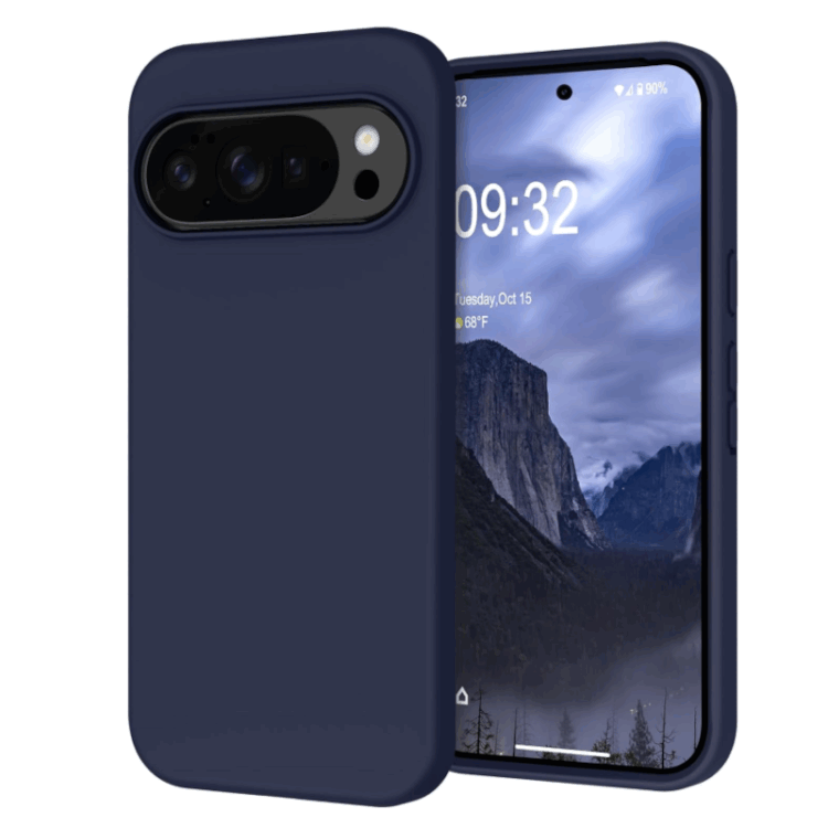 Pixel 10 Pro XL Silikon Hülle - Marineblau