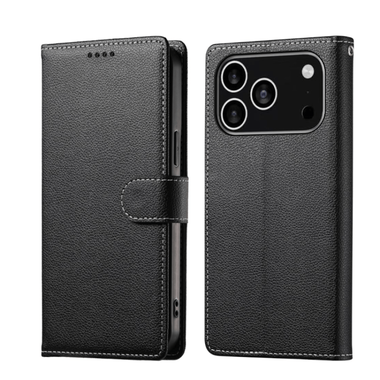 iPhone 17 Pro Flip Wallet Cover Echtleder
