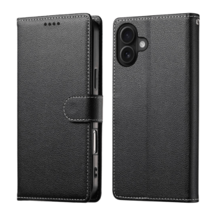 iPhone 17 Flip Wallet Cover Echtleder